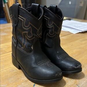 Toddler’s Dark Brown Western Boots